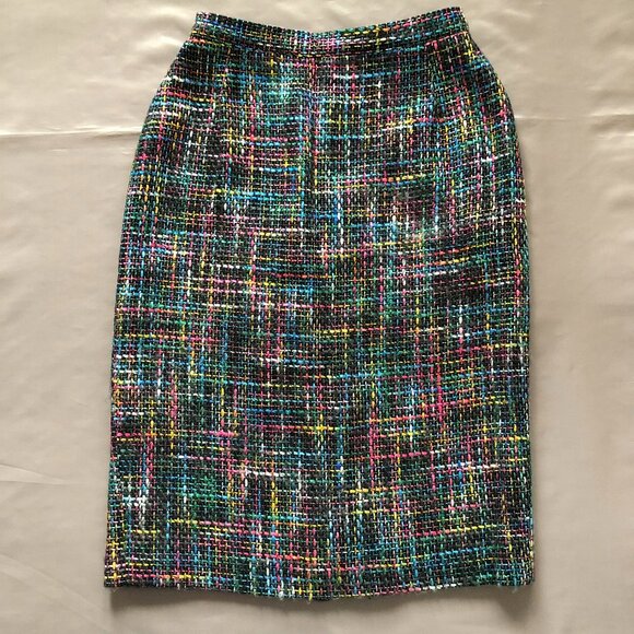 Multicoloured Wool Blend Skirt - Picture 1 of 7